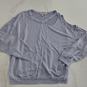 Express One Eleven Open Shoulder Sweatshirt